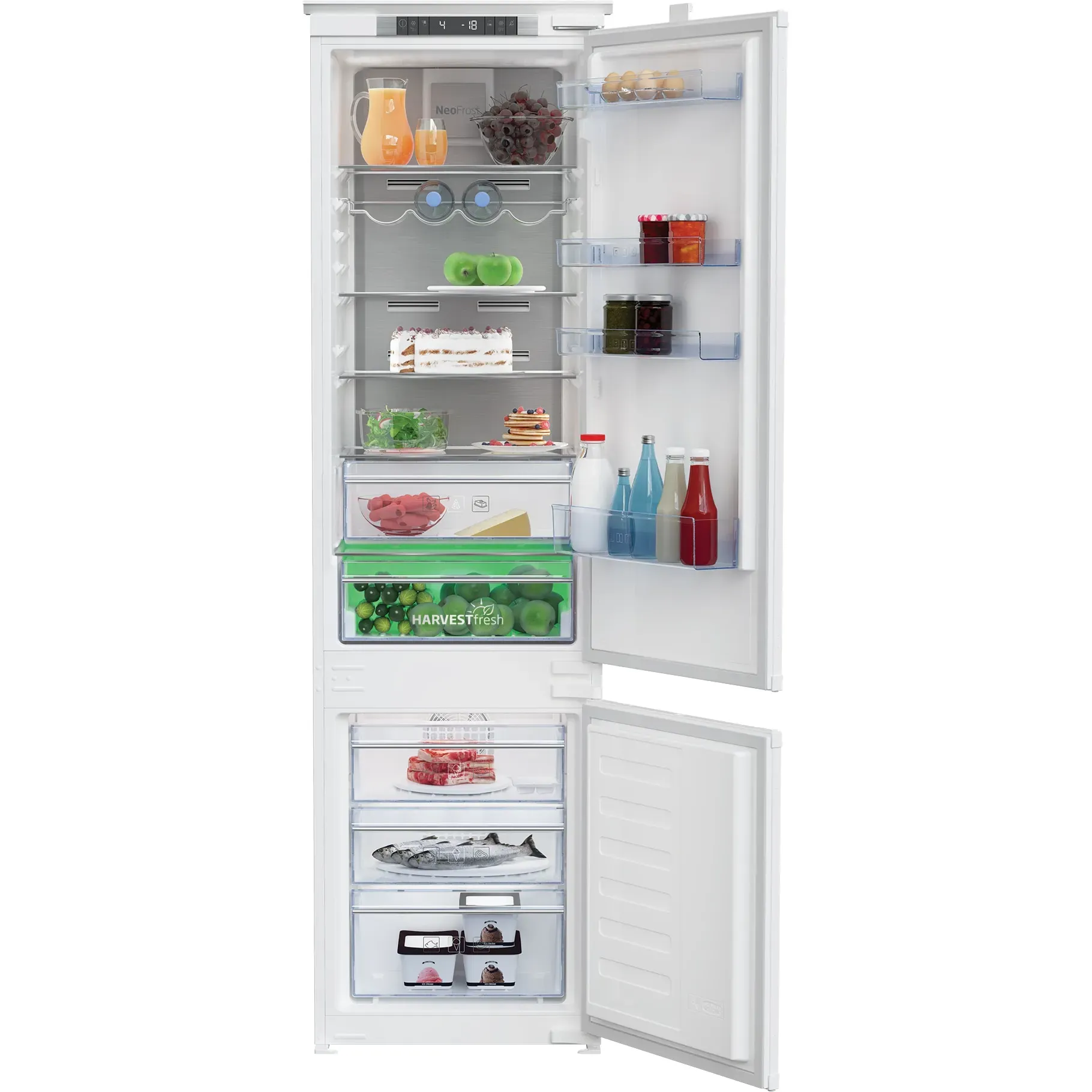 Combina frigorifica incorporabila Beko BCNA306E4SN
